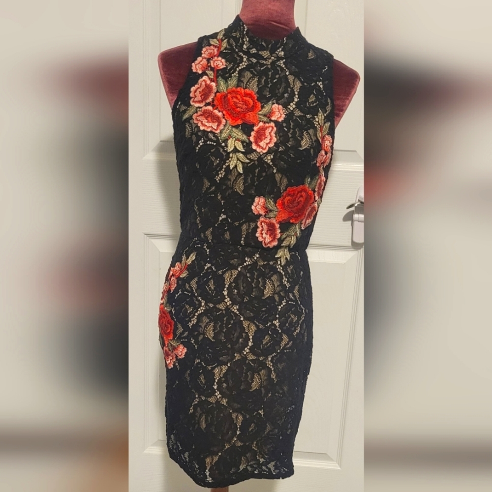 Lily rose lace mini dress